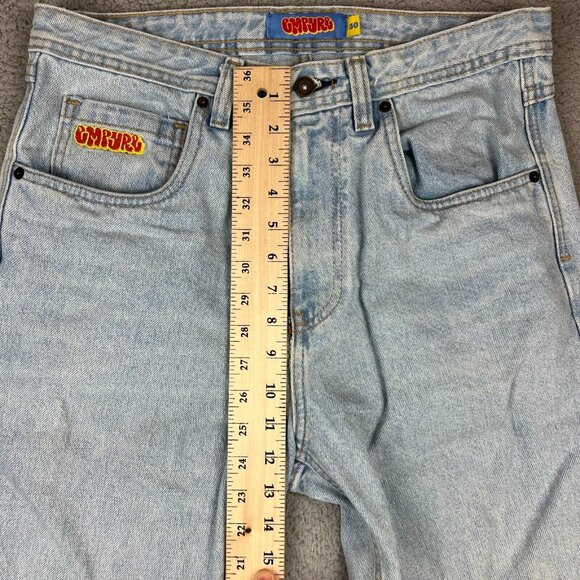 Empyre Jeans Womens Size 30x27 Blue Denim Relaxed Fit Y2K Skateboard Streetwear - Picture 4 of 10